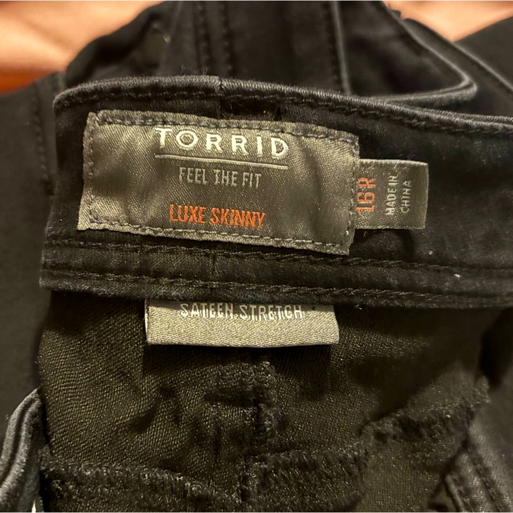 black torrid skinny jeans size 16R